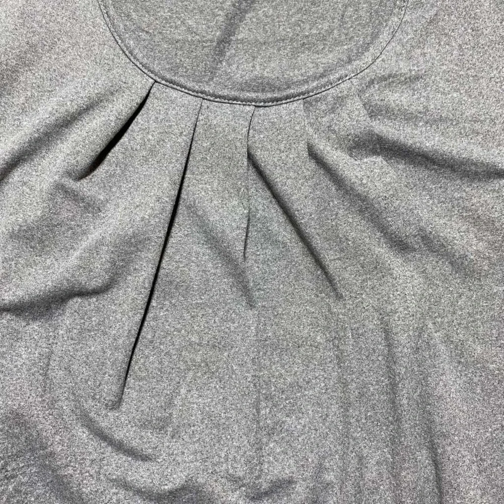 Ekouaer Womens Short Sleeve Pajama Top With Built In Tank Size Large‎ Gray